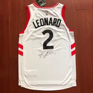 莱昂纳德亲笔签名球衣 伦纳德亲签篮球服 nba猛龙 马刺 快