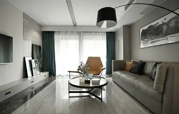 比高级灰更有质感的现代空间简约时尚很大气电视背景墙真漂亮