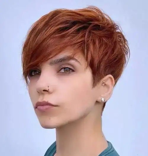 这一组女生超短发发型,清爽又帅气,打造出法式风格.