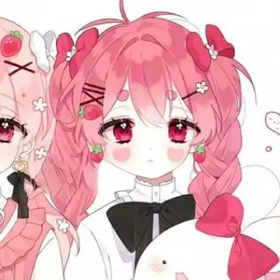 好看闺蜜头像动漫两个人一张但是也是两张配对的